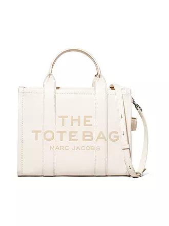 MARC JACOBS | Ledertasche - Tote Bag  THE MEDIUM TOTE LEATHER | weiss